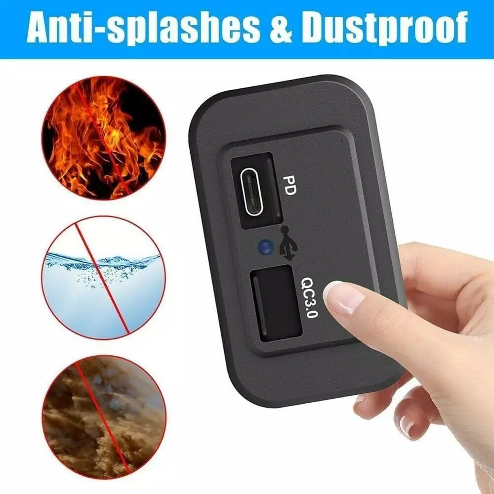 LOTA Quick Charge Dual USB Charger Socket 12 V RV USB Outlet, MST-3033-LT