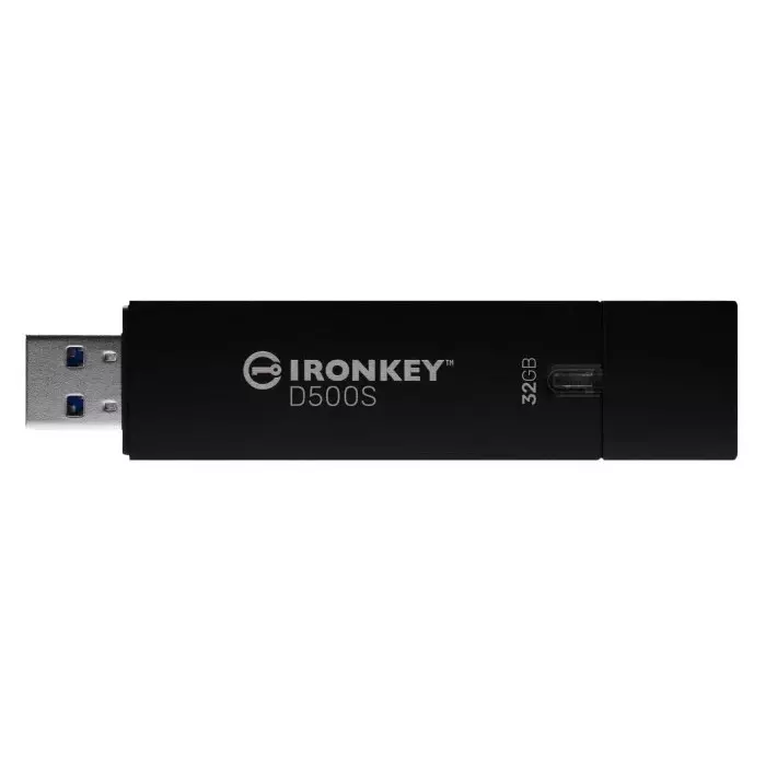 Kingston IronKey D500S 32 GB USB 3.2 USB Flash Drive, IKD500S/32GB