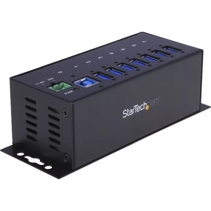 StarTech.com USB Hub 7 Ports USB 3.0 USB-A Terminal Connector Powered 145x54x45 mm, ST7300USBME