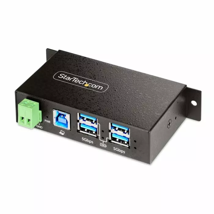 StarTech.com USB Hub 4 Ports USB 3.2 USB-A 5.9x8.4x2 inch, 5G4AINDRM-USB-A-HUB