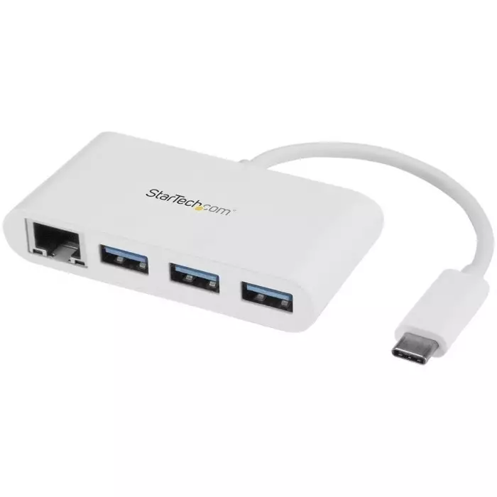 StarTech.com USB Hub 3 Ports USB 3.0 USB-C 78 mm x 41 mm x 1.5 cm, HB30C3A1GEA