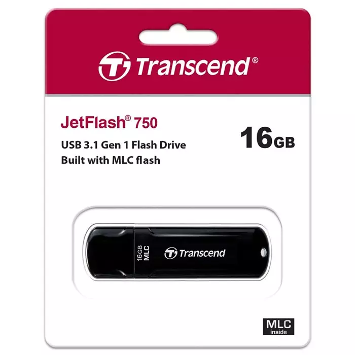 Transcend JetFlash 750 16 GB USB 3.0 USB Stick, TS16GJF750K