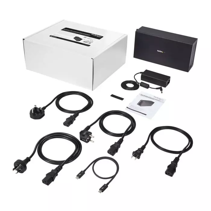 StarTech.com USB Hub 2 Ports Thunderbolt 3 USB 3.1 USB-C AC Adapter Powered 280x142x82 mm, TB31PCIEX16