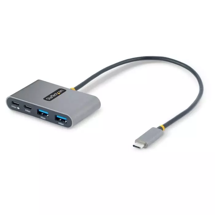 StarTech.com USB Hub 4 Ports USB 3.0 USB-A USB-C USB-C Hub 1.7x3.0x0.6 inch, 5G2A2CPDB-USB-C-HUB