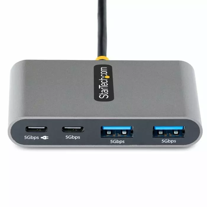 StarTech.com USB Hub 4 Ports USB 3.0 USB-A USB-C USB-C Hub 1.7x3.0x0.6 inch, 5G2A2CPDB-USB-C-HUB