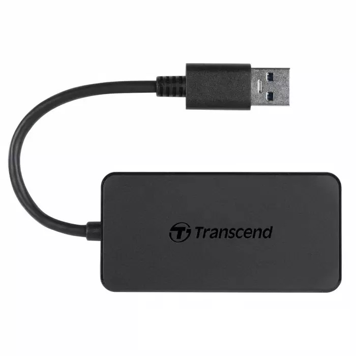 Transcend 4 Port USB 3.1 USB AHub, USB Bus Powered, 73.8 x 37.2 x 10.4mm, TS-HUB2K