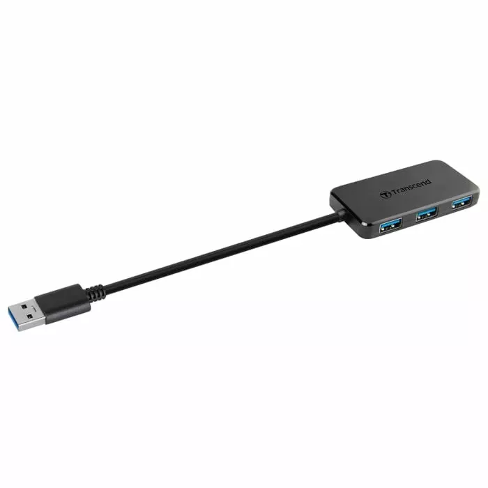 Transcend 4 Port USB 3.1 USB AHub, USB Bus Powered, 73.8 x 37.2 x 10.4mm, TS-HUB2K