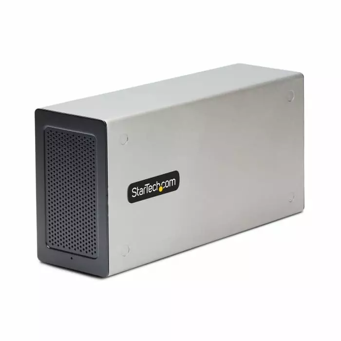 StarTech.com USB Hub 3 Ports 3.3x11.1x5.6 inch, 2TBT3-PCIE-ENCLOSURE