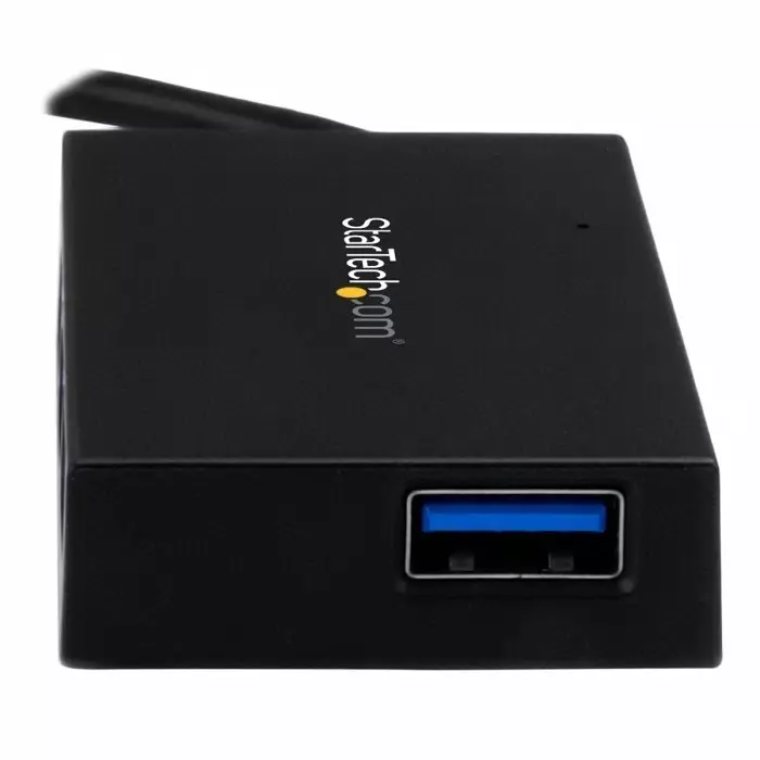StarTech.com USB Hub 4 Ports USB 3.0 USB-A 39 mm x 74 mm x 1.3 cm, HB30C4AFS