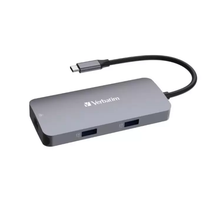 Verbatim 3 Port USB 3.2 USB A USB CHub USB Bus Powered 112 x 49 x 15.5 mm, 32150