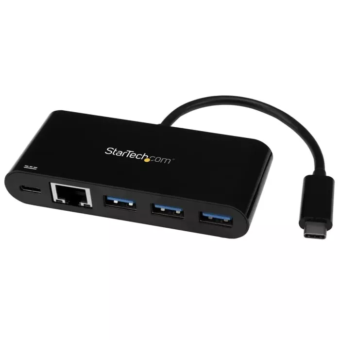 StarTech.com USB Hub 3 Ports USB 3.0 USB-A USB-C 95x41x17 mm, HB30C3AGEPD