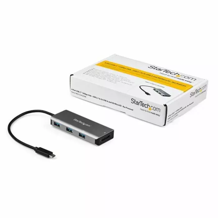 StarTech.com USB Hub 3 Ports USB 3.1 USB-A USB-C 144x207x38 mm, HB31C3ASDMB