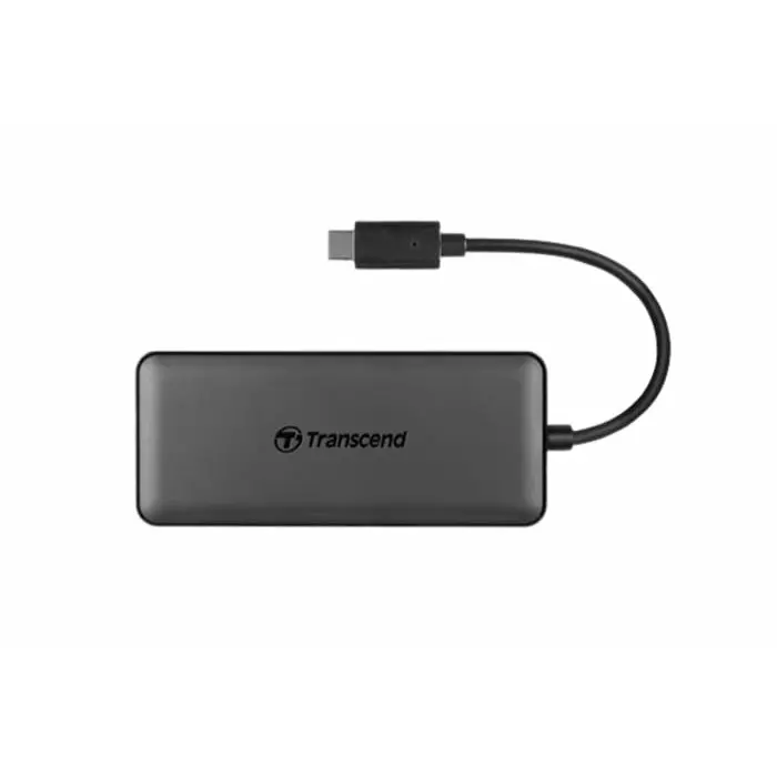 Transcend 4 Port USB 3.1 USB A, USB CHub, USB Powered, 103.5 x 44.9 x 12.3mm, TS-HUB5C