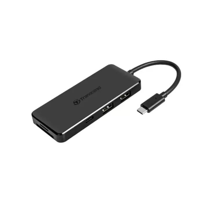 Transcend 4 Port USB 3.1 USB A, USB CHub, USB Powered, 103.5 x 44.9 x 12.3mm, TS-HUB5C