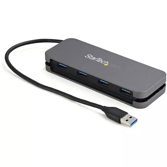 StarTech.com USB Hub 4 Ports USB 3.0 USB-A 13.5x5x2 cm, HB30AM4AB