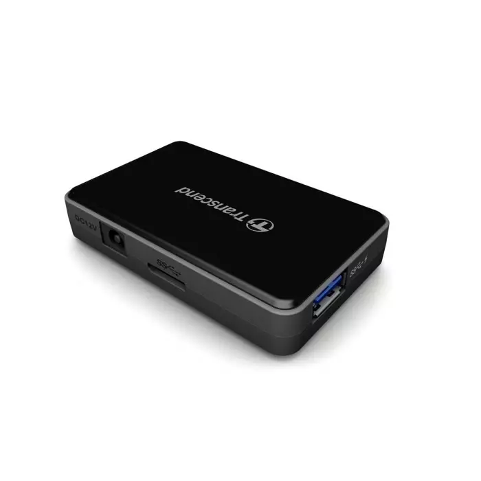 Transcend 4 Port USB 3.1 USB AHub, USB Powered, 78.6 x 49.5 x 15mm, TS-HUB3K