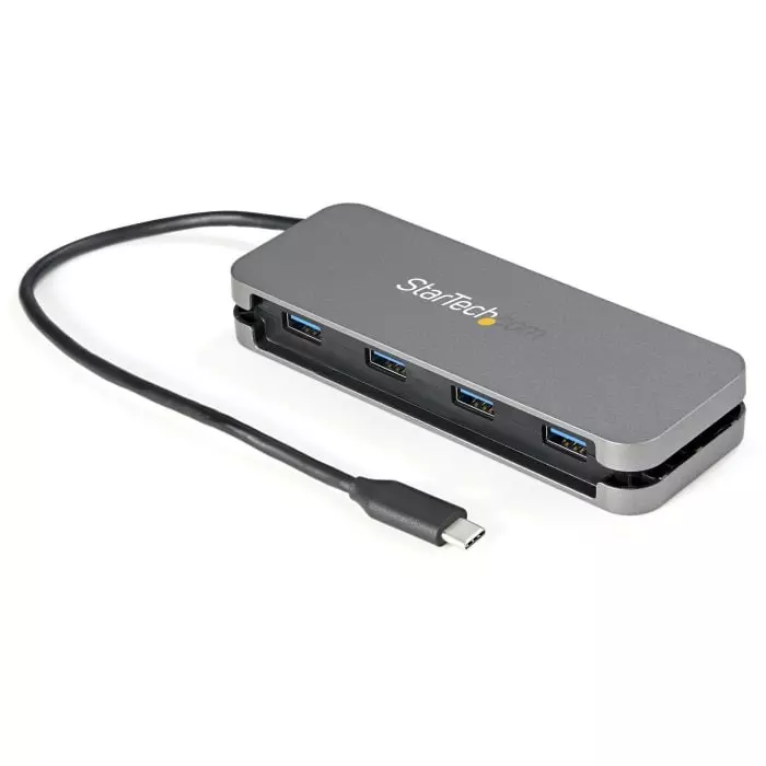 StarTech.com USB Hub 4 Ports USB 3.0 USB-A USB-C 50x13.5x20 mm, HB30CM4AB