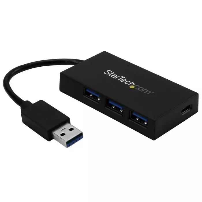 StarTech.com USB Hub 4 Ports USB 3.0 USB-A USB-C 75x40x13 mm, HB30A3A1CFB