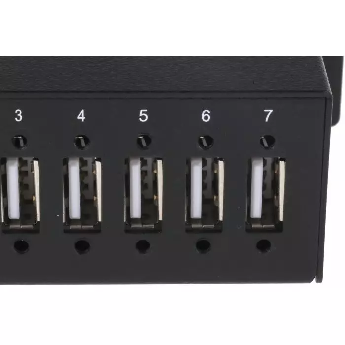 StarTech.com USB Hub 7 Ports USB 2.0 USB-A Terminal Connector Powered 133x61.5x36.3 mm, ST7200USBM