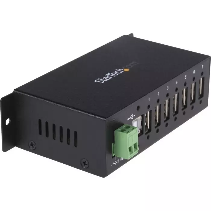 StarTech.com USB Hub 7 Ports USB 2.0 USB-A Terminal Connector Powered 133x61.5x36.3 mm, ST7200USBM