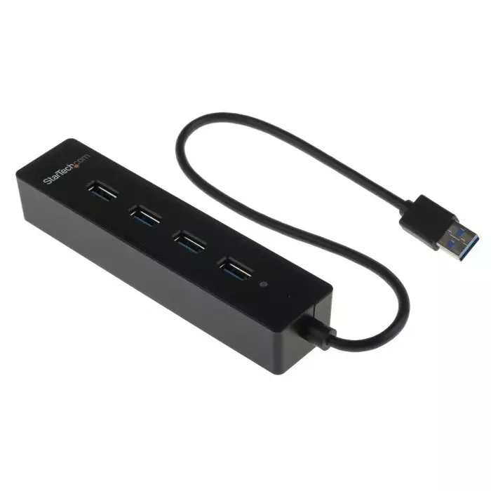 StarTech.com USB Hub 4 Ports USB 3.0 USB-A 137x30x22 mm, ST4300PBU3
