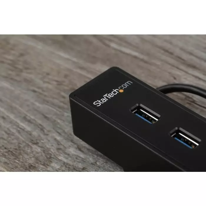 StarTech.com USB Hub 4 Ports USB 3.0 USB-A 137x30x22 mm, ST4300PBU3