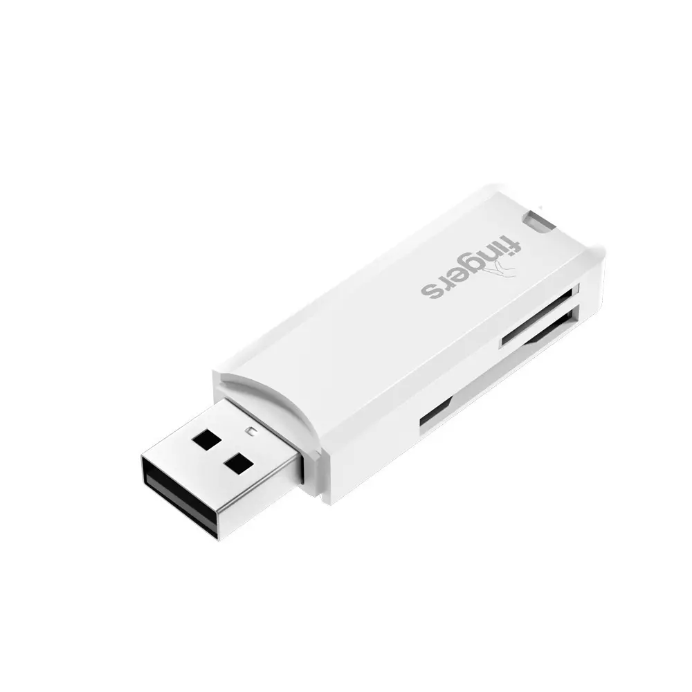 fingers-usb-hub-usb-20-interface-2-ports-micro-sd-card-sd-card-classic-white-color-rapidread