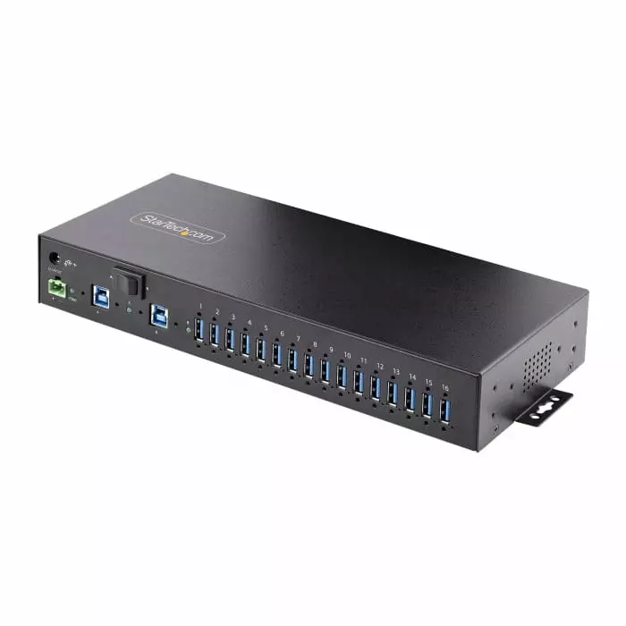 StarTech.com USB Hub 16 Ports USB 3.2 USB-C 1.3x3.1x4.4 cm, S5G16AINDS-USB-A-HUB