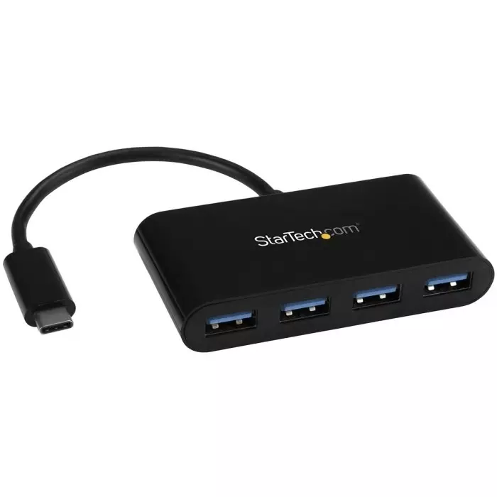 StarTech.com USB Hub 4 Ports USB 3.0 USB-A USB-C 80x41x15 mm, HB30C4AB