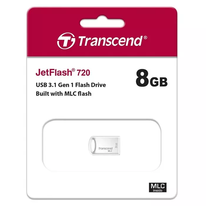 Transcend JetFlash 720 8 GB USB 3.1 USB Stick, TS8GJF720S