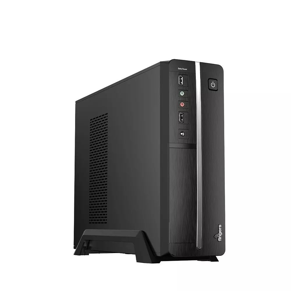 FINGERS PC Cabinet 4 PCI Slots Micro ATX Form Factor M-ATX (245 x 245 mm) Motherboard Compatibility, BabyTower