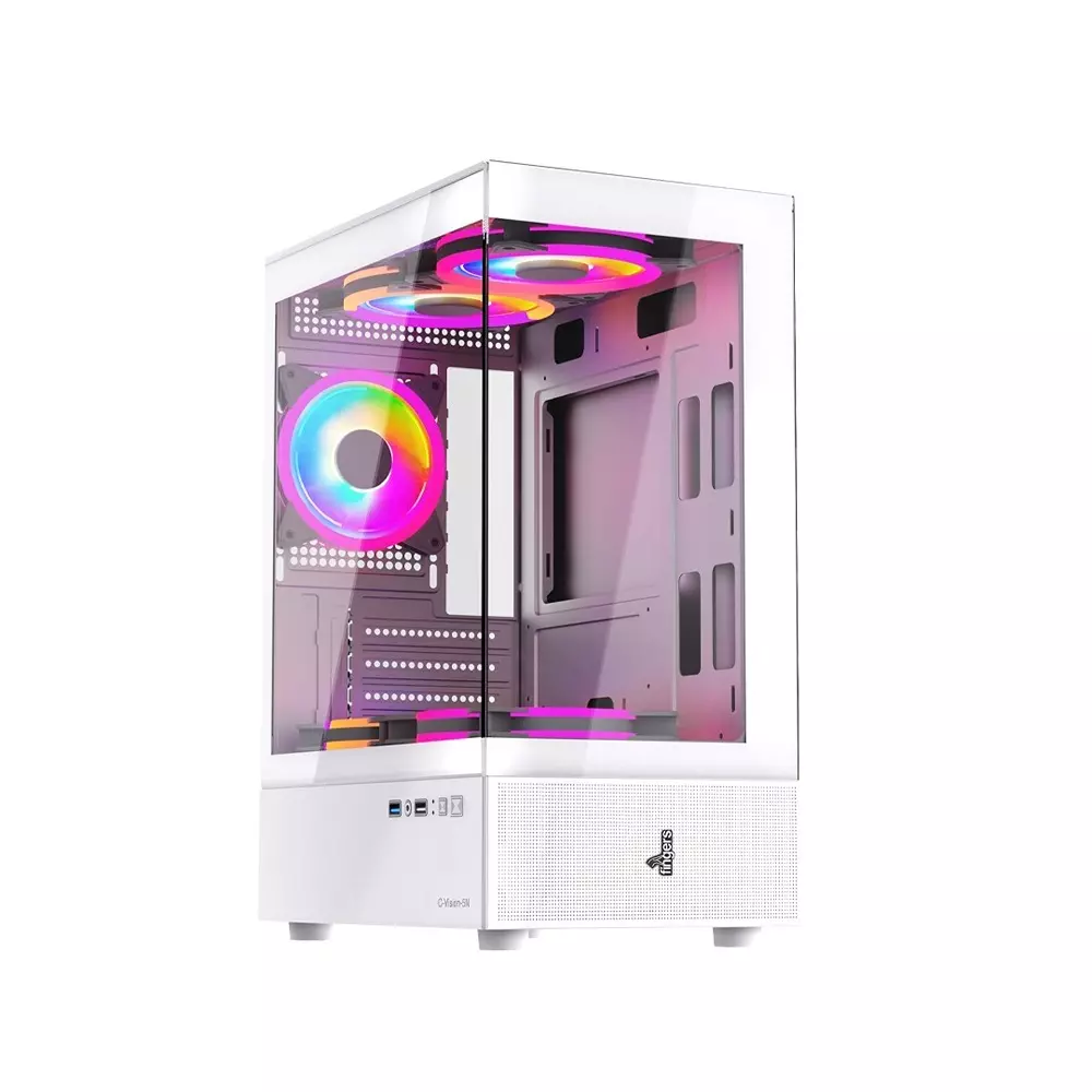 fingers-pc-cabinet-4-pci-slots-micro-atx-form-factor-m-atxmini-itx-motherboard-compatibility-icy-white-color-c-vision-5n