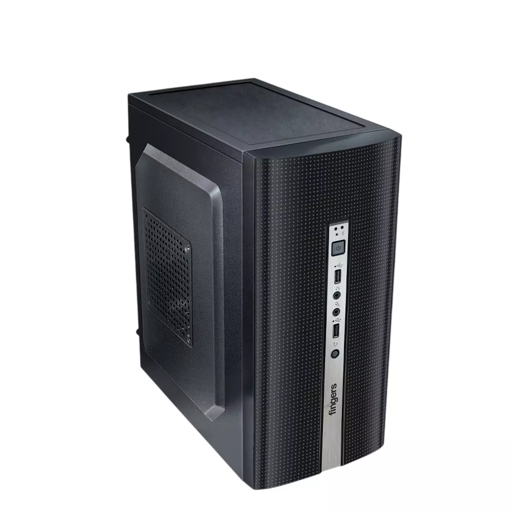 FINGERS PC Cabinet 4 PCI Slots Micro ATX Form Factor M-ATX/Mini-ITX Motherboard Compatibility, Turbo-Mini