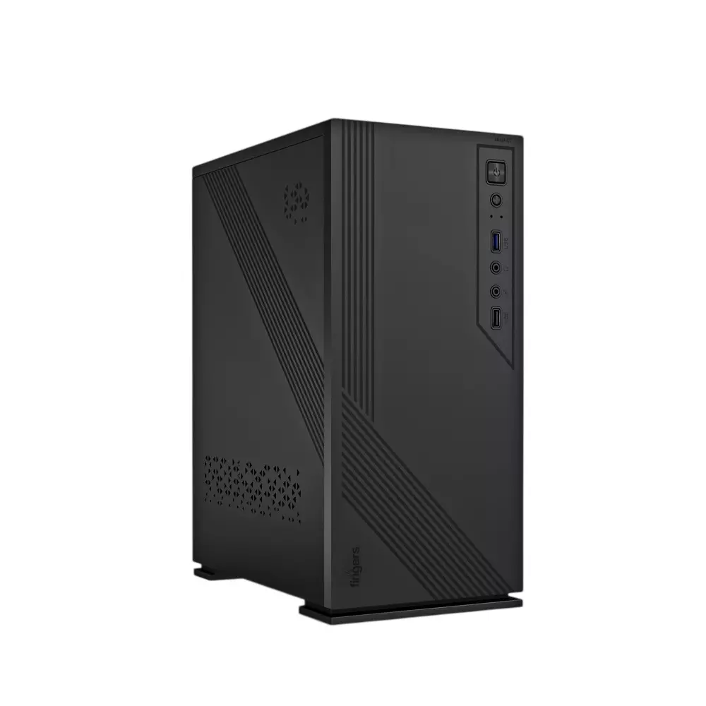 FINGERS PC Cabinet 4 PCI Slots Micro ATX Form Factor MicroATX / Mini-ITX Motherboard Compatibility, Metal-C7