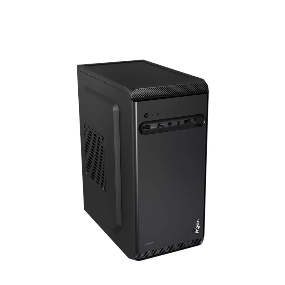 FINGERS PC Cabinet 4 PCI Slots Micro ATX Form Factor M-ATX/Mini-ITX Motherboard Compatibility, Turbo-Corp