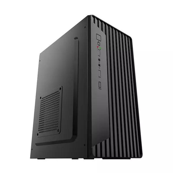 Consistent Computer Cabinet Black Supports Micro ATX Motherboard, CIE105