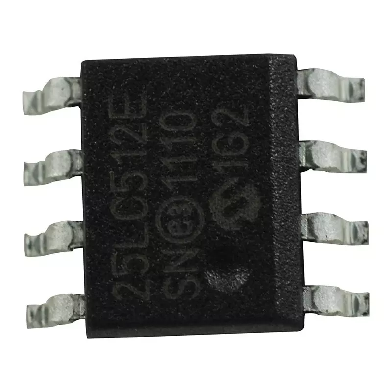 MICROCHIP Eeprom Serial, 512KBIT, 10MHZ, SOIC-8, 25LC512-E/SN.