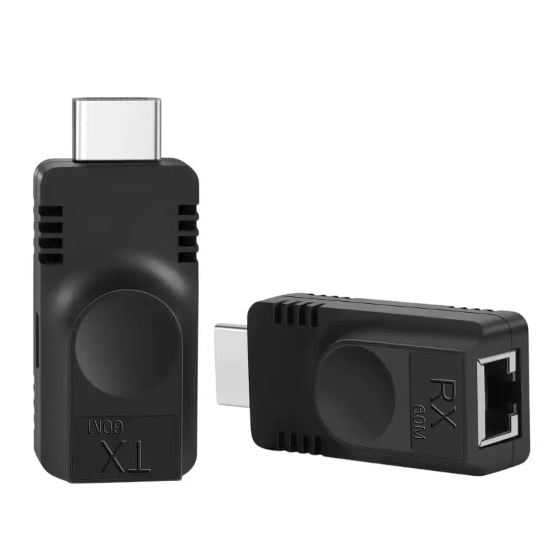 PremiumAV HDMI to RJ45 CAT5/CAT6 Cable Adapter Ideal For HDTV, Projector, Monitor & Long-Distance Signal Transmission, MST-3173