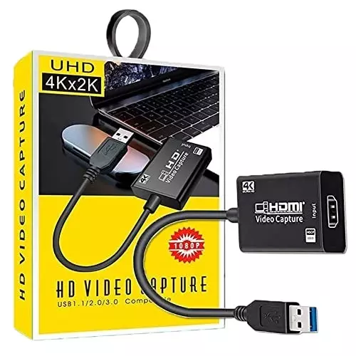 PremiumAV 4K USB 3.0 to HDMI Converter for Video Capture Record, Game Record & Live Streaming, MST-3172