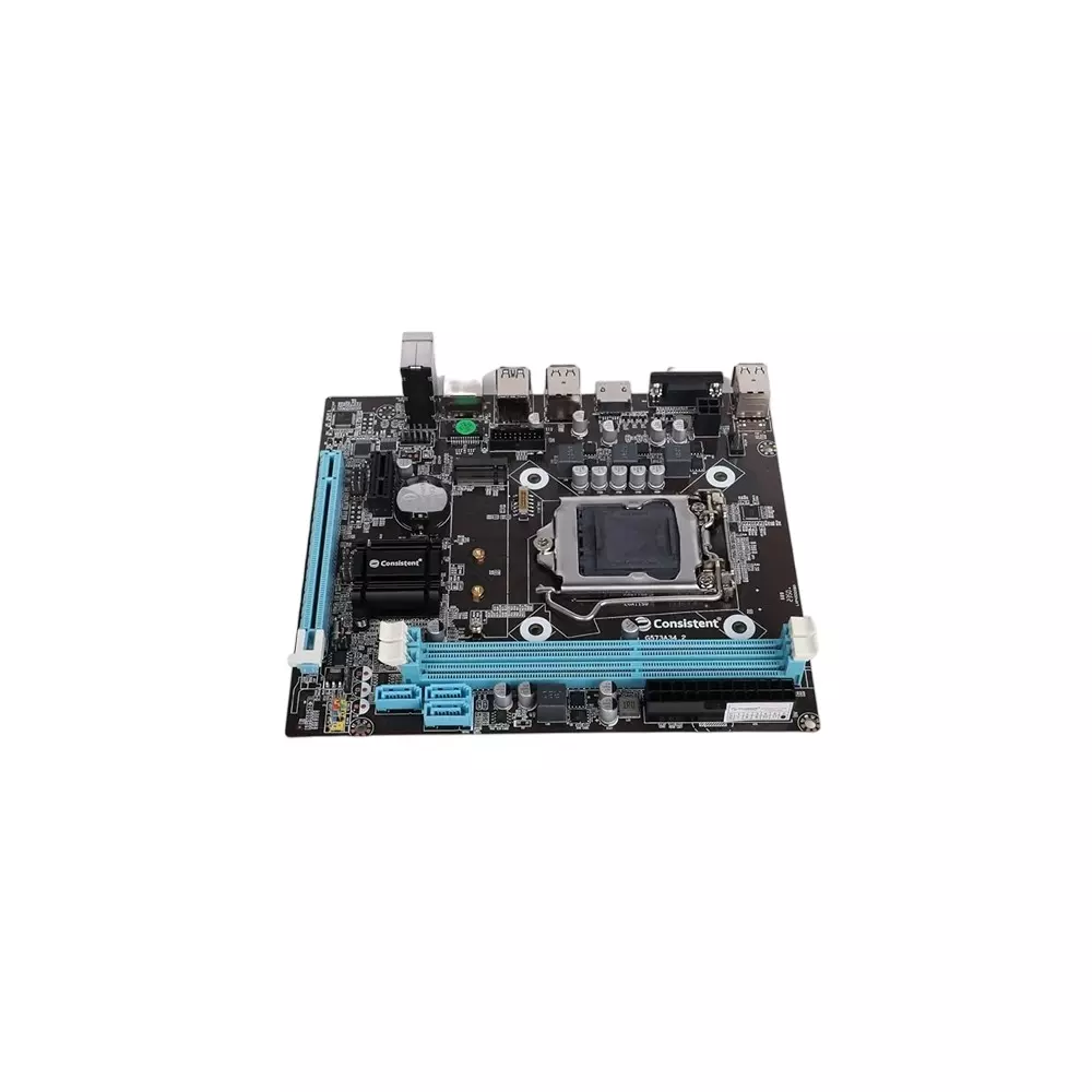 Consistent Motherboard Integrated GMA 950 Graphics Card Interface LGA 775 CPU Socket with Sound Card, CMB-H81