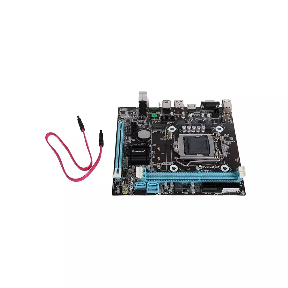 Consistent Motherboard Integrated GMA 950 Graphics Card Interface LGA 775 CPU Socket with Sound Card, CMB-H81