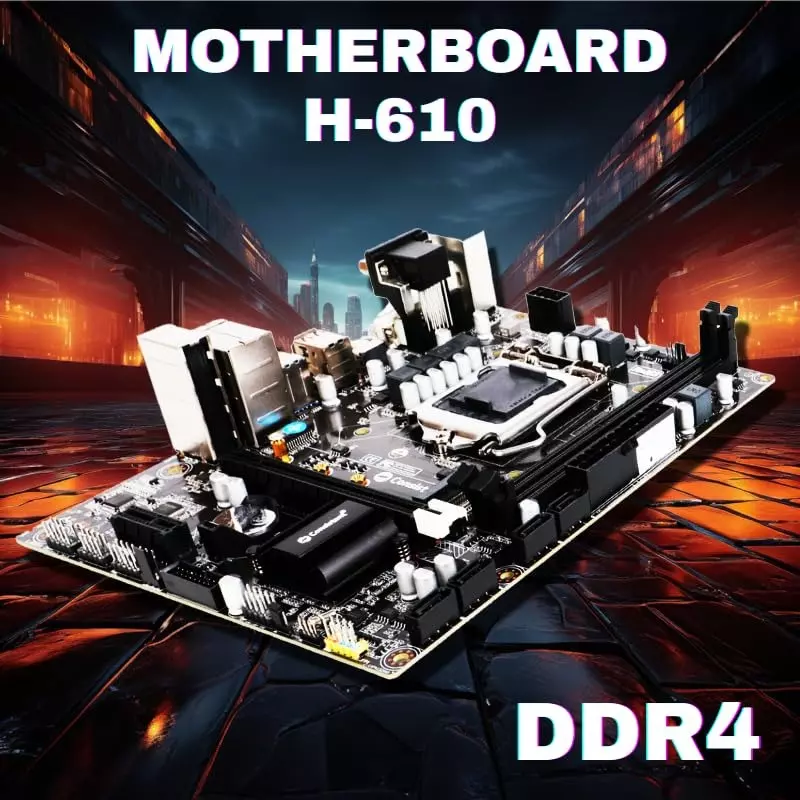 Consistent Motherboard SDRAM PC100 ‎2400 MHz LGA 1200 CPU Socket 288-Pin, CMB-H610