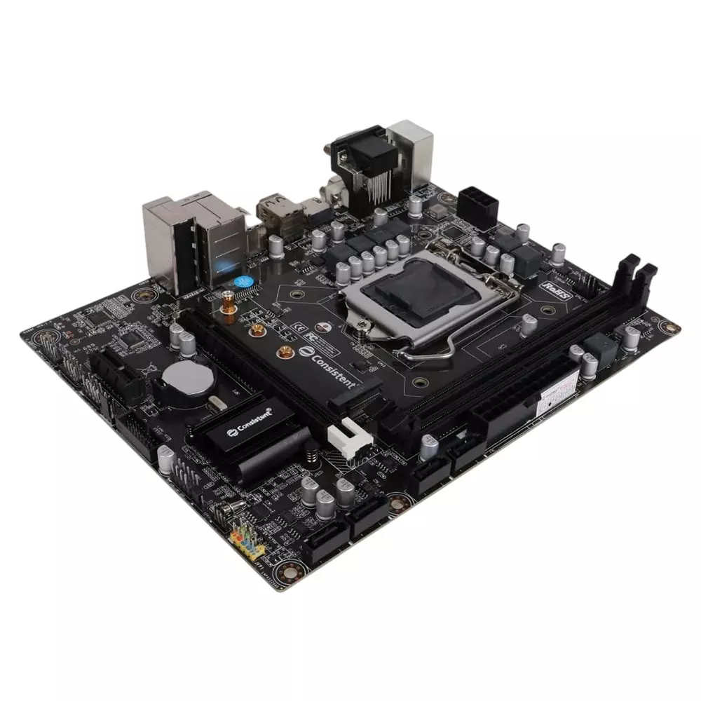 Consistent Motherboard Integrated GMA 950 Graphics Card Interface LGA 1151 CPU Socket with Sound Card, CMB-H310