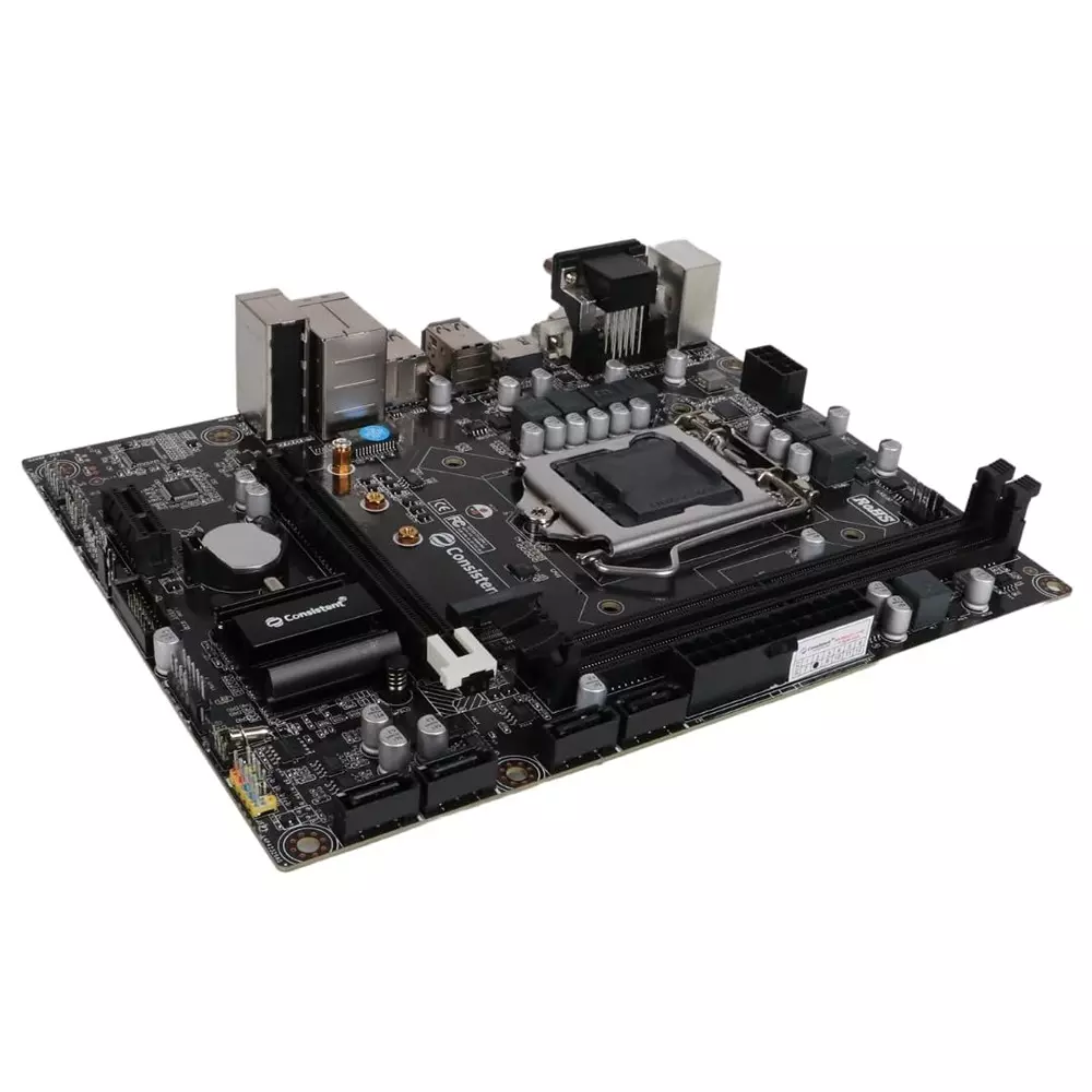 Consistent Motherboard Integrated GMA 950 Graphics Card Interface LGA 1151 CPU Socket with Sound Card, CMB-H310