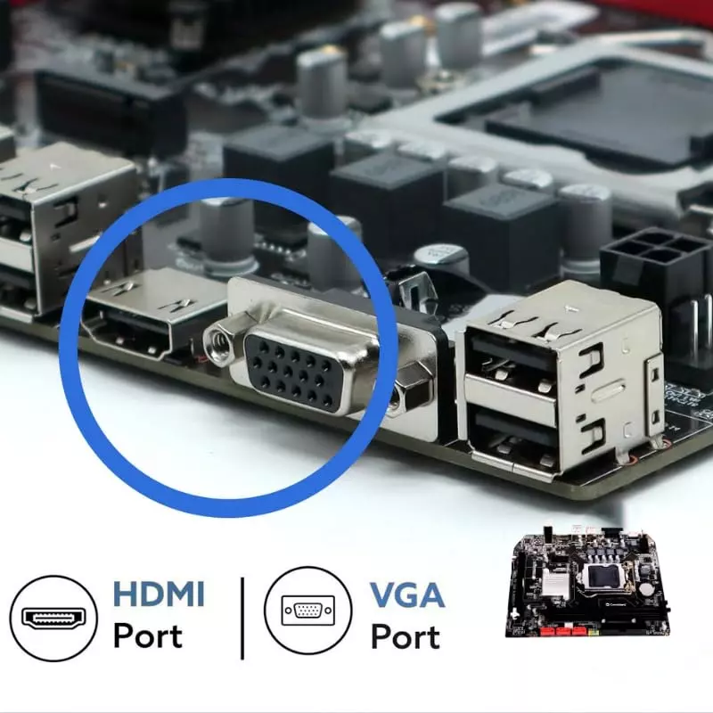 Consistent Motherboard Integrated GMA 950 Graphics Card Interface LGA 1151 CPU Socket with Sound Card, CMB-H110