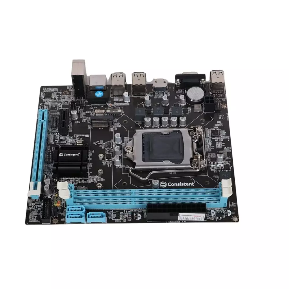 Consistent DDR3 Motherboard With NVME Slot 16 GB Ram Intel H61 + 82801GB(ICH7) Chipset