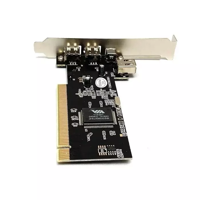 LOTA PCI Firewire 400 Card with 2 External and 1 Internal Ports for Desktop PC, MST-1329-LT