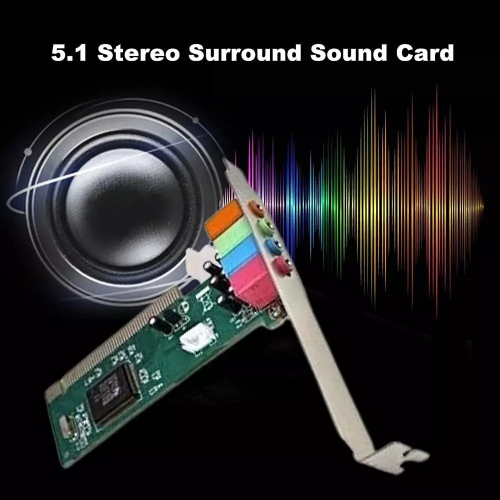 LOTA PCI Sound Card 4 Channel with Stereo Output & Surround Sound Support, MST-116-LT