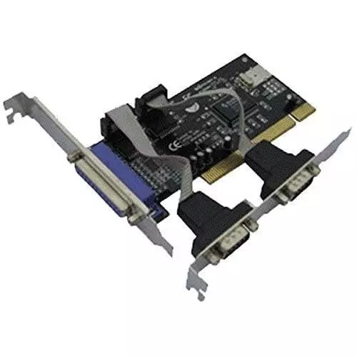 LOTA PCI Serial & Parallel Port Expansion Card with 2 x DB9 RS232 COM Ports + 1 x DB25 LPT1 Parallel Port, MST-1303-LT