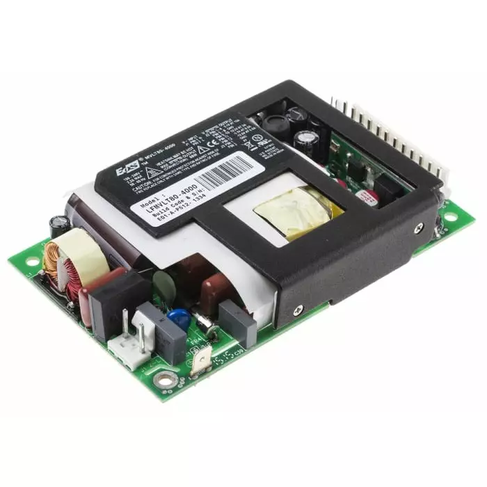 EOS Switching Power Supply ±5 V DC ±12 V DC 3 A 10 A 800mA 80W Quad Output 90-264 V AC, LFMVLT80-4000